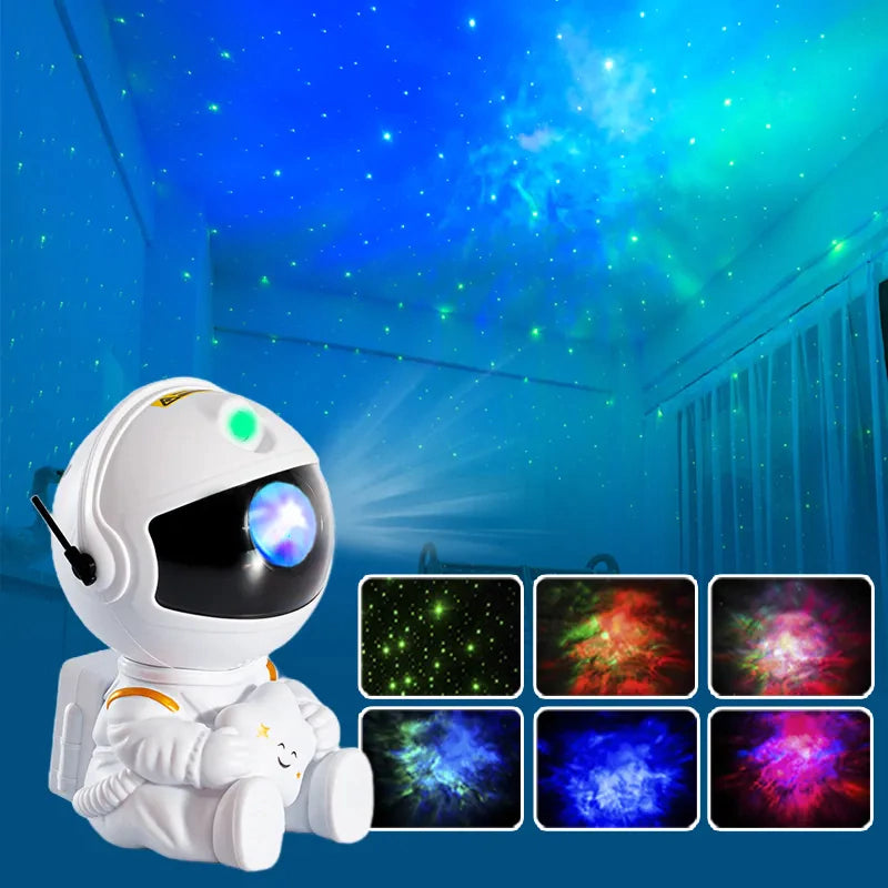 Proyector Astronauta  Rgb Led Luces