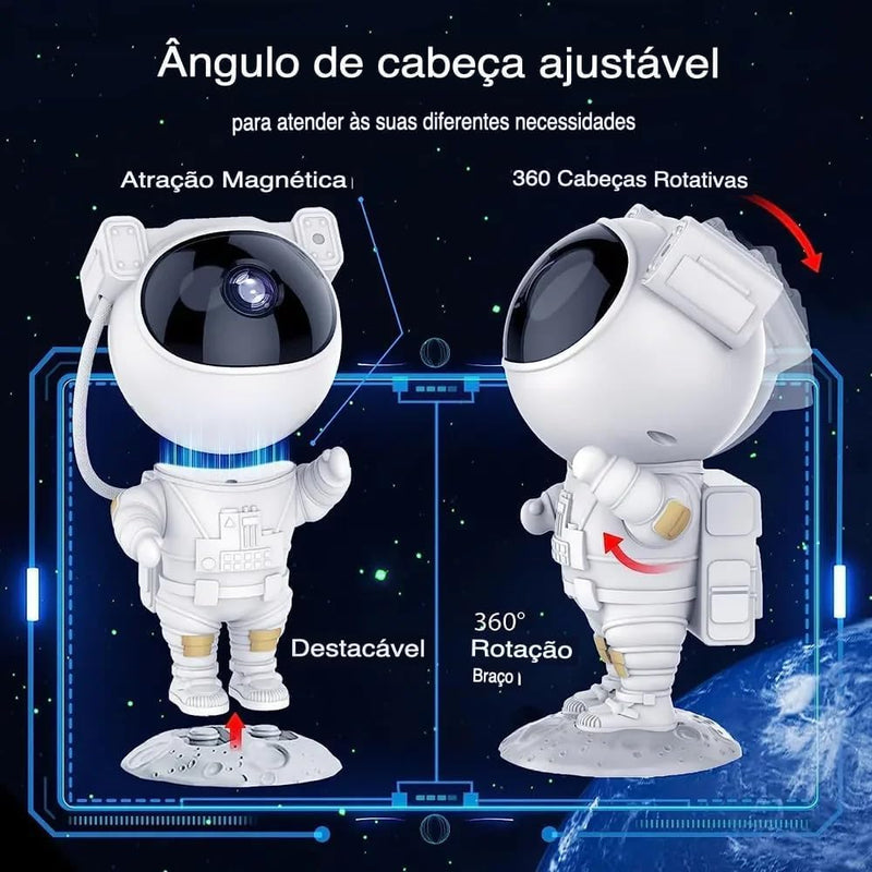 Proyector Astronauta  Rgb Led Luces